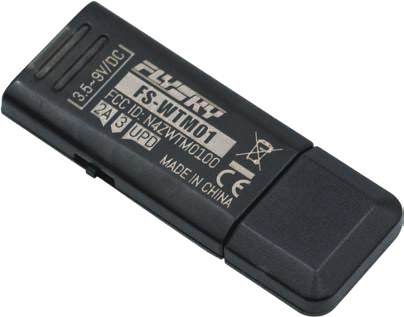 The FS-WTM01 wireless trainer module.