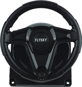 The FS-ZCZ-STW01 steering wheel gimbal from the front.