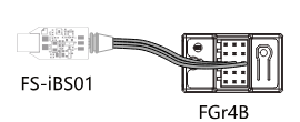 The FS-iBS01 sensor connected to the FGr4B